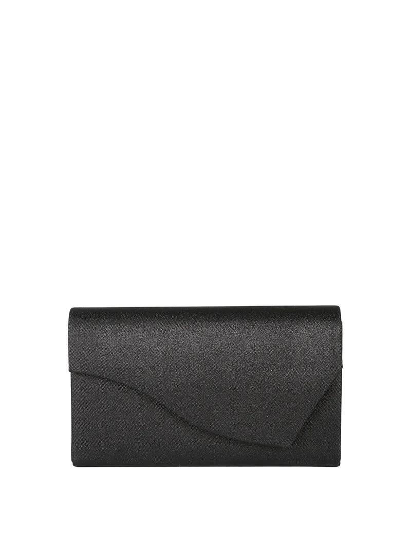 Pochette donna elegante brillantinata - nero