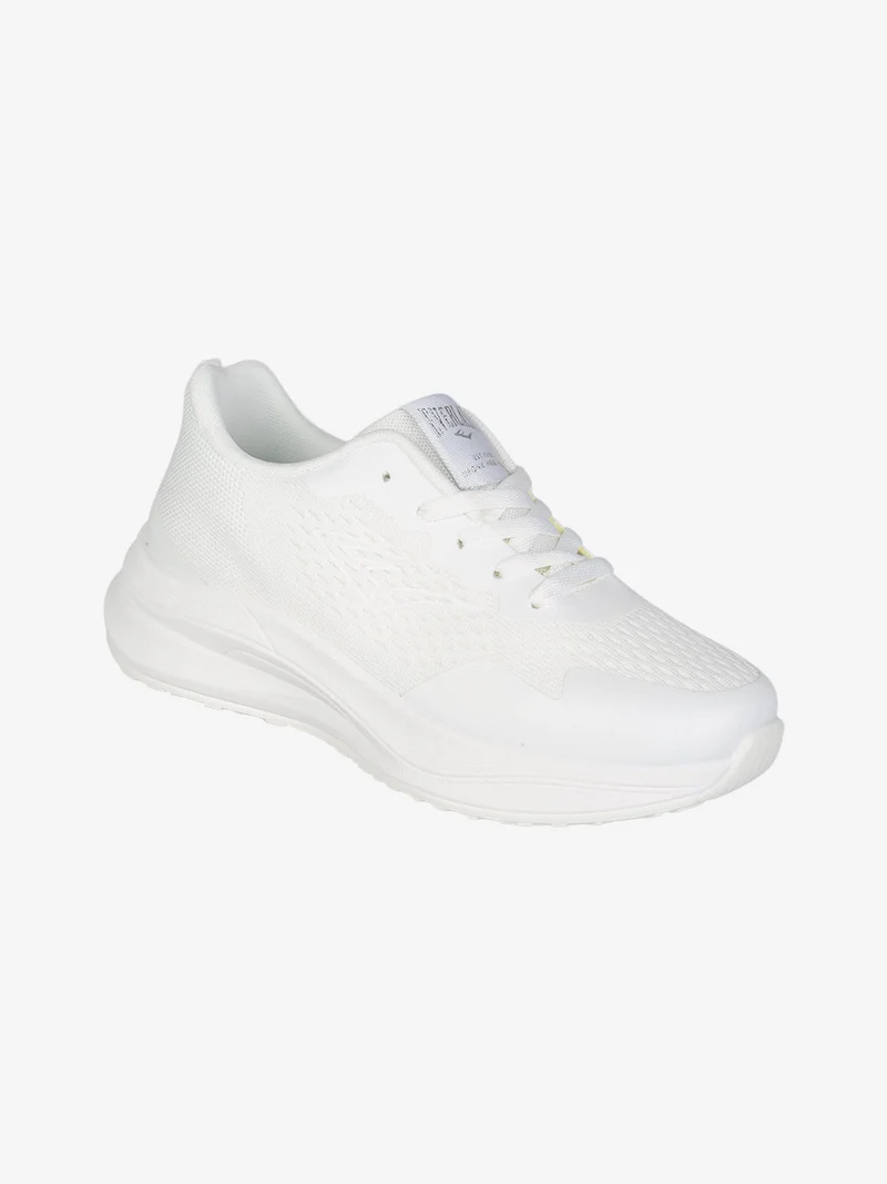 Sneakers sportive da donna stringate - bianco