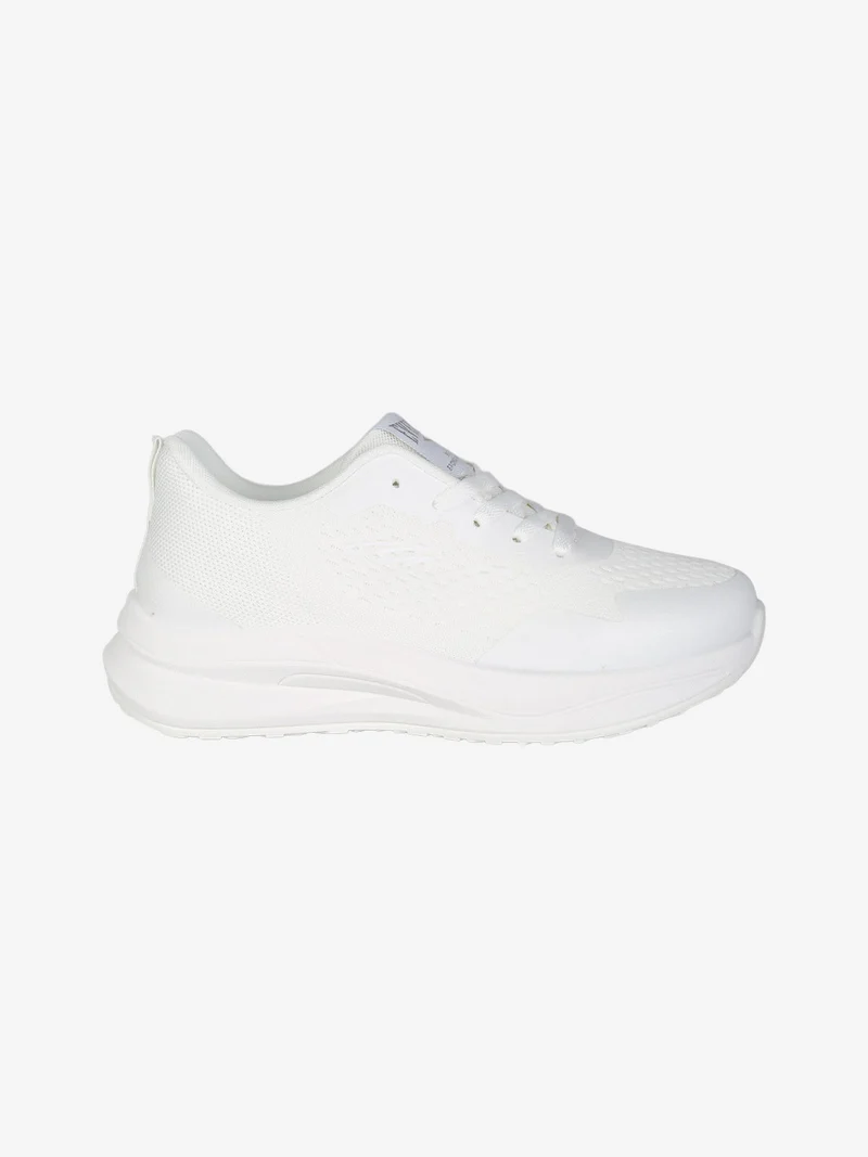 Sneakers sportive da donna stringate - bianco