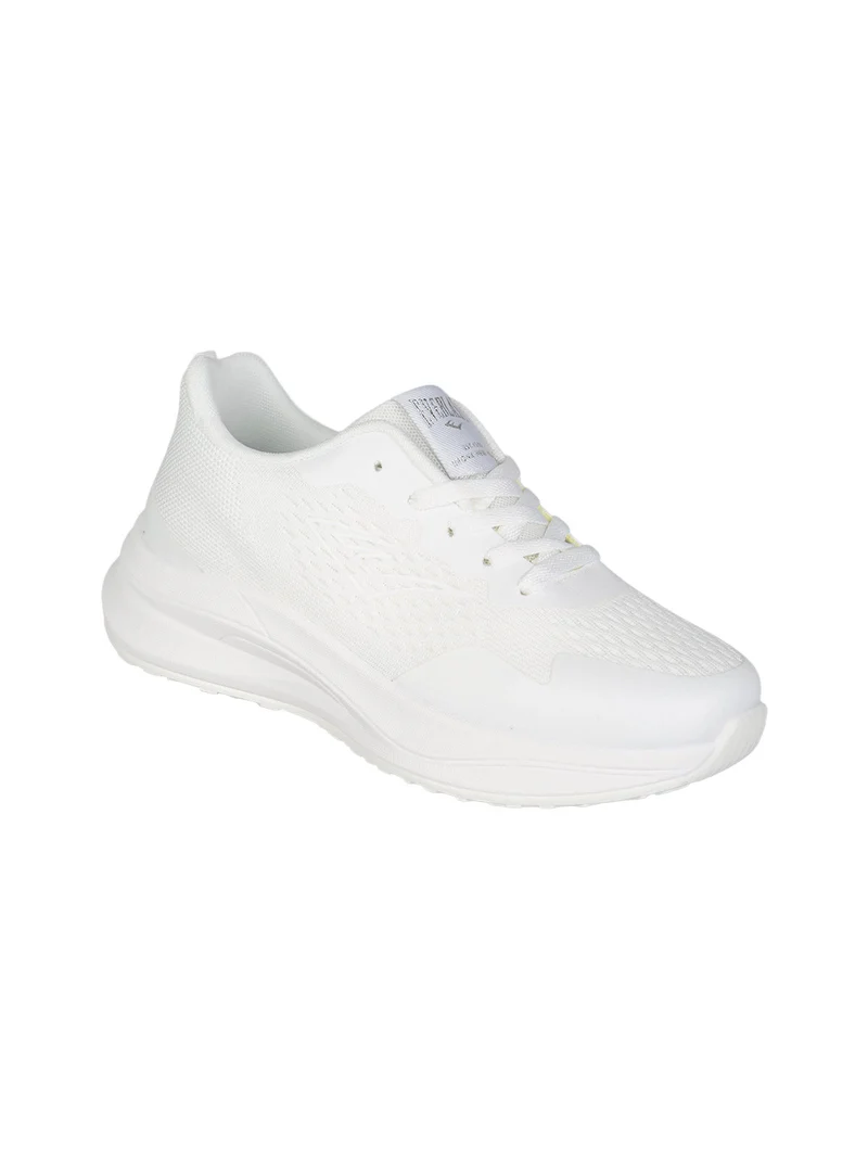 Sneakers sportive da donna stringate - bianco