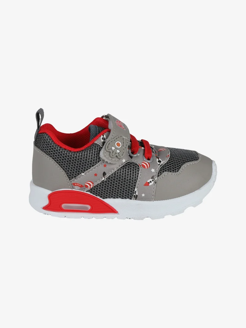 Sneakers da bambino con strappo - grigio
