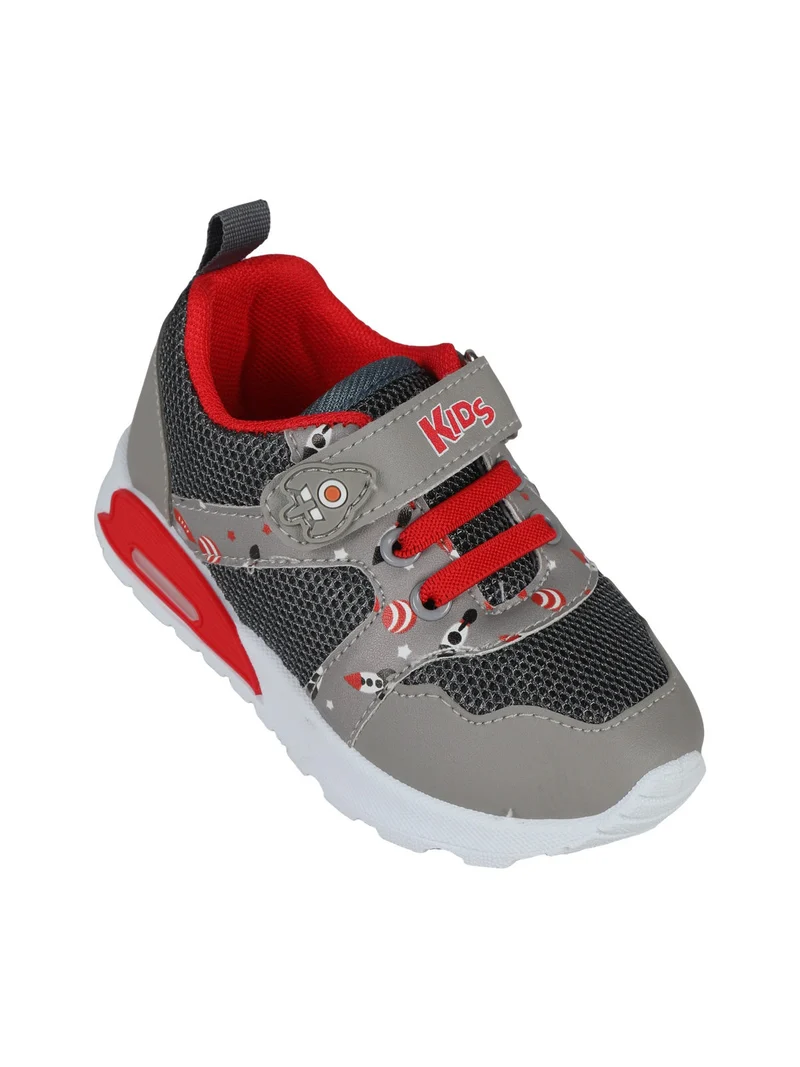 Sneakers da bambino con strappo - grigio