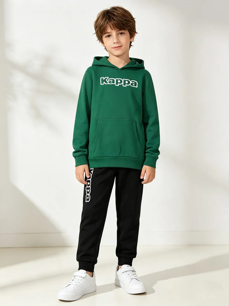 Completo da bambino 2 pezzi con cappuccio - verde
