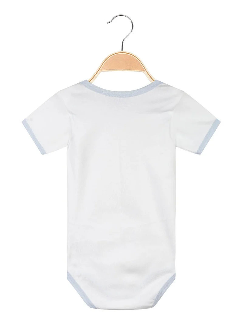 Topolino body neonato manica corta - bianco
