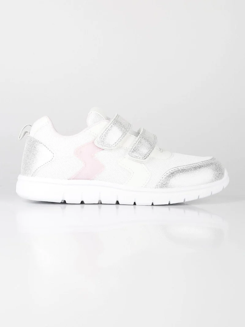CRASH Scarpe bambina con strappi - bianco
