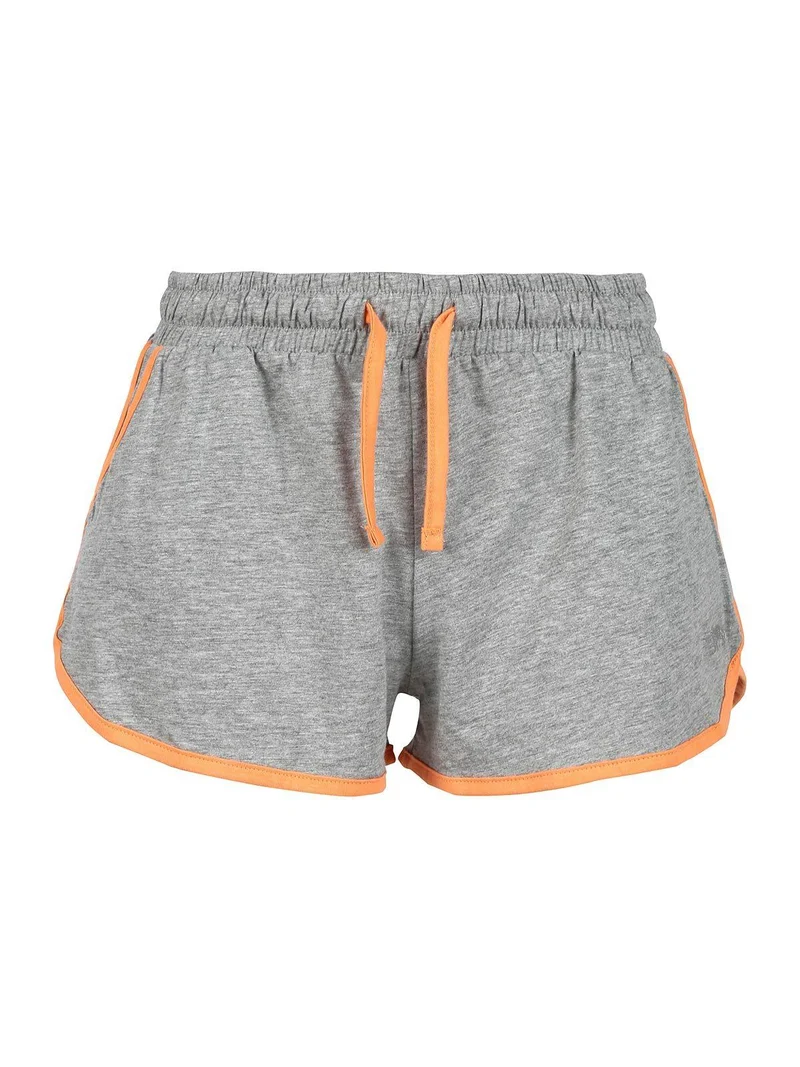Shorts donna in cotone - grigio