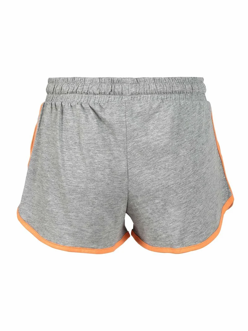Shorts donna in cotone - grigio