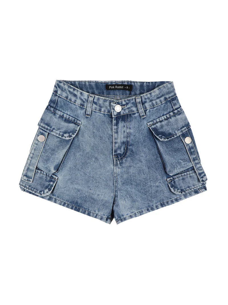 Shorts da bambina in jeans