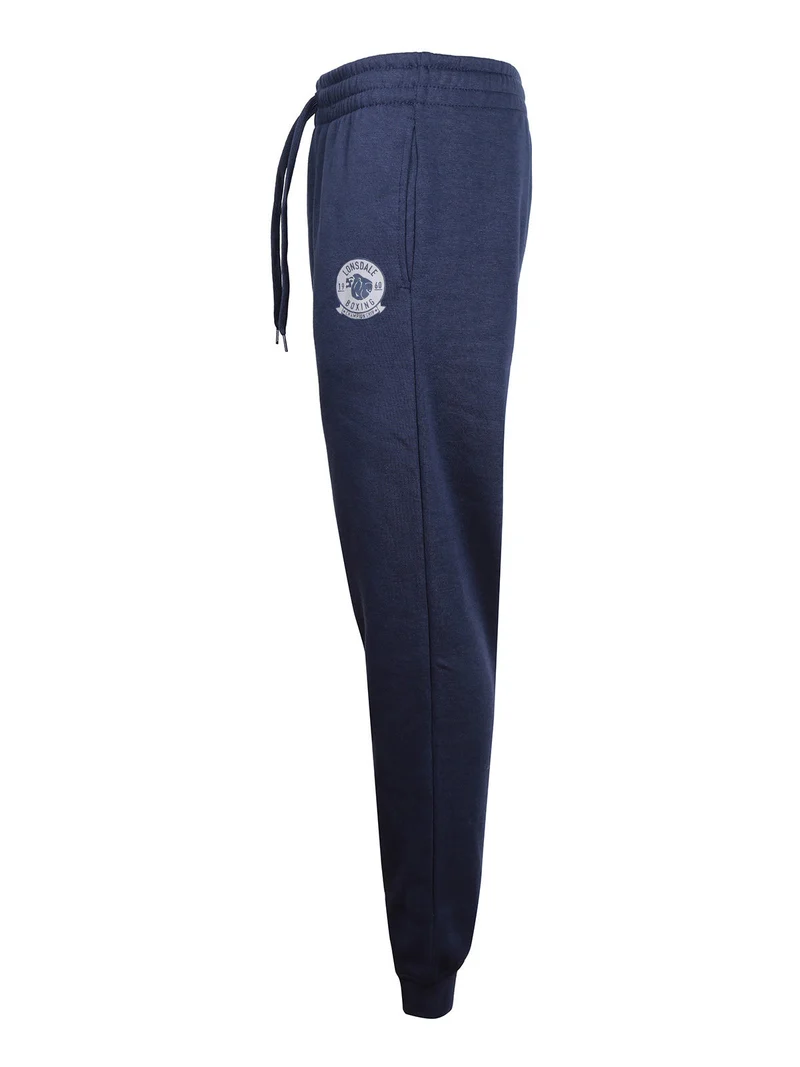 Pantaloni felpati sportivi da uomo - blu