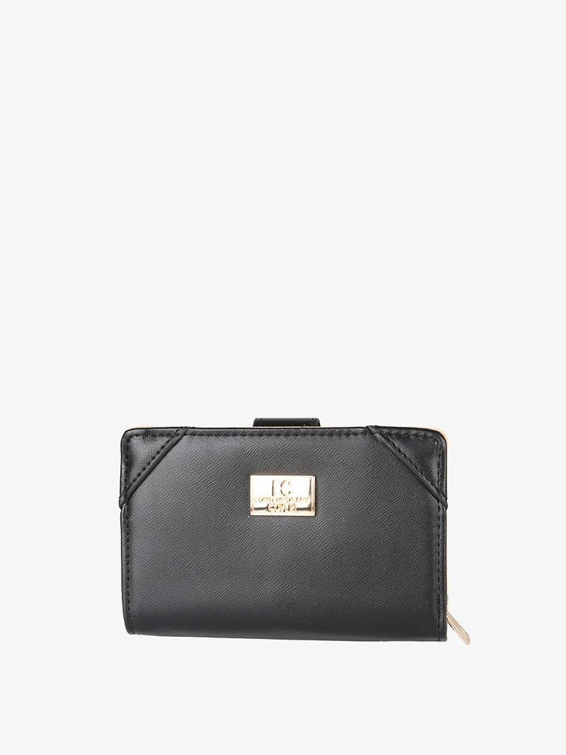 Portafoglio donna mini in ecopelle - nero
