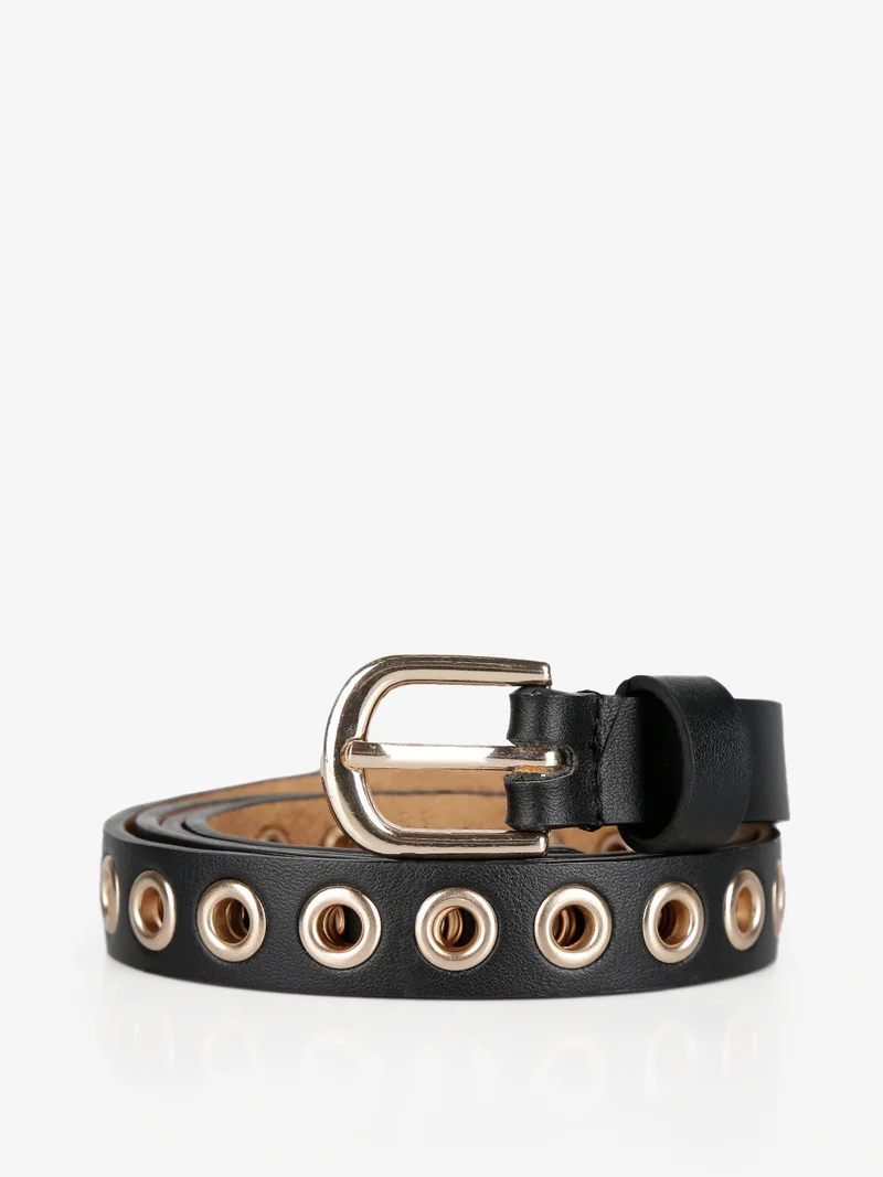 Cintura donna con occhielli - oro