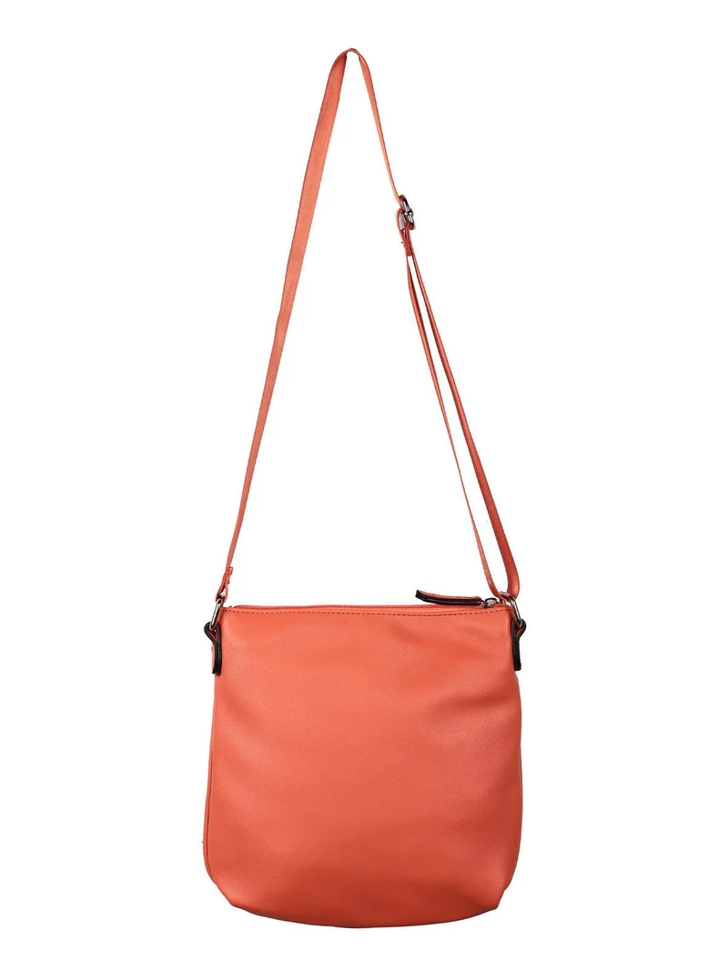 Ramsey Borsa a tracolla in ecopelle - albicocca