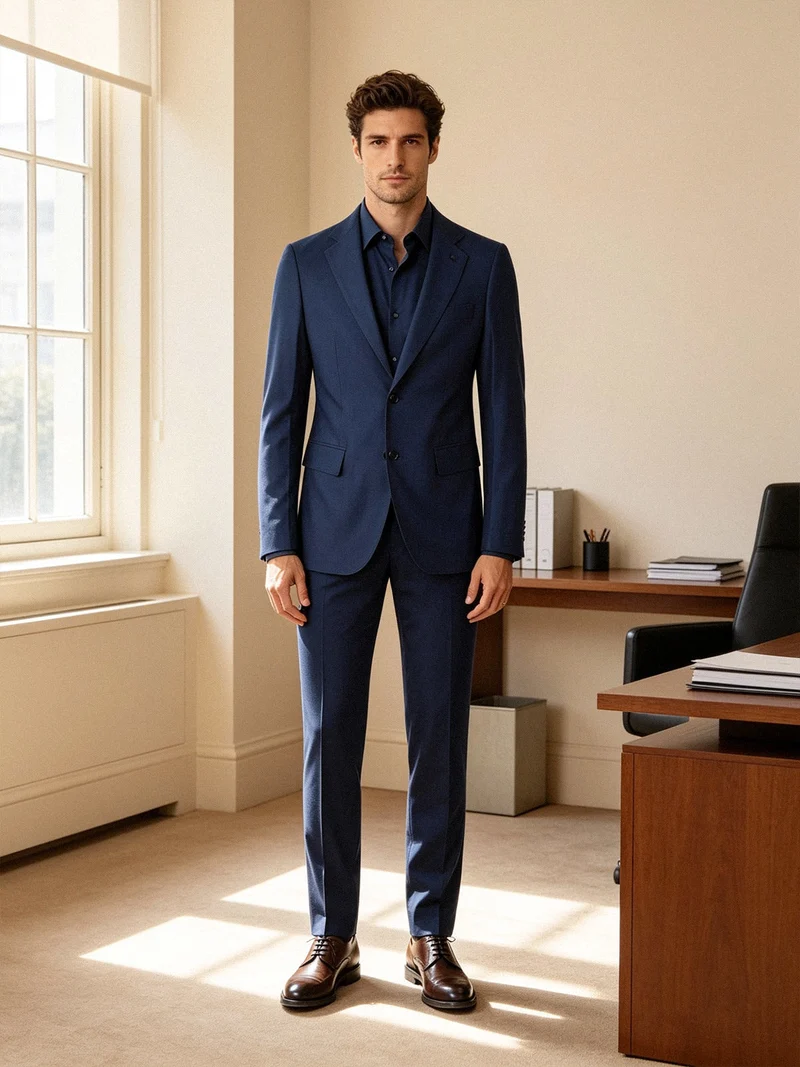 Completo elegante uomo - blu