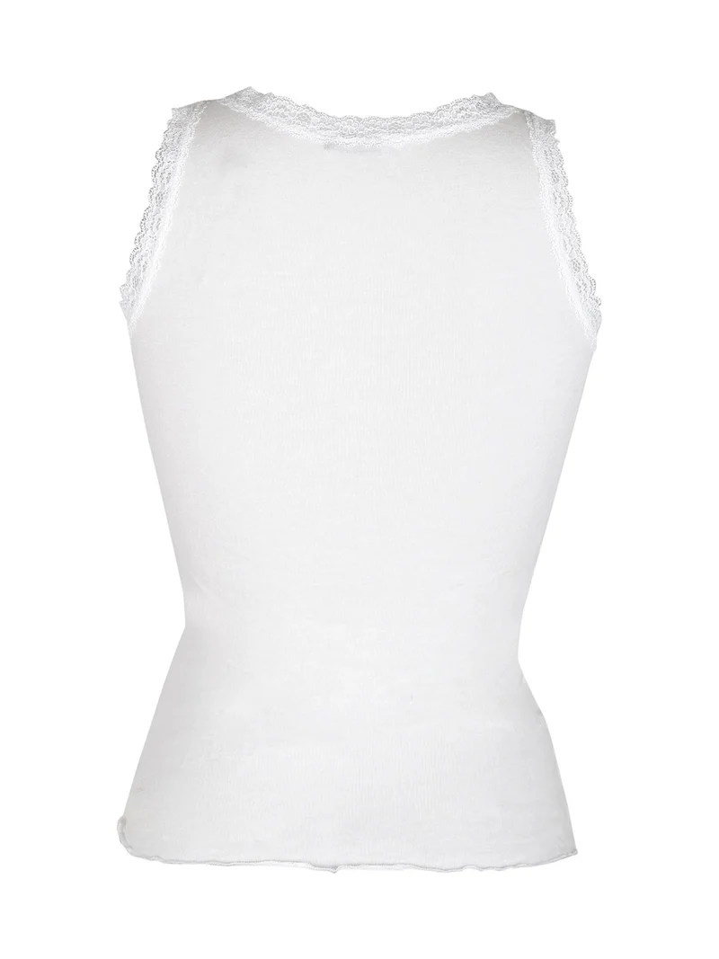 Canotta donna in cashmere ultra light - panna
