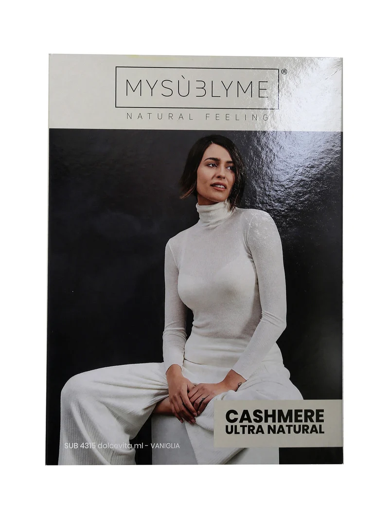 Maglia dolcevita da donna in cashmere - panna