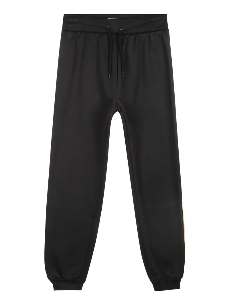Completo 2 pezzi da bambina felpa e pantalone - nero
