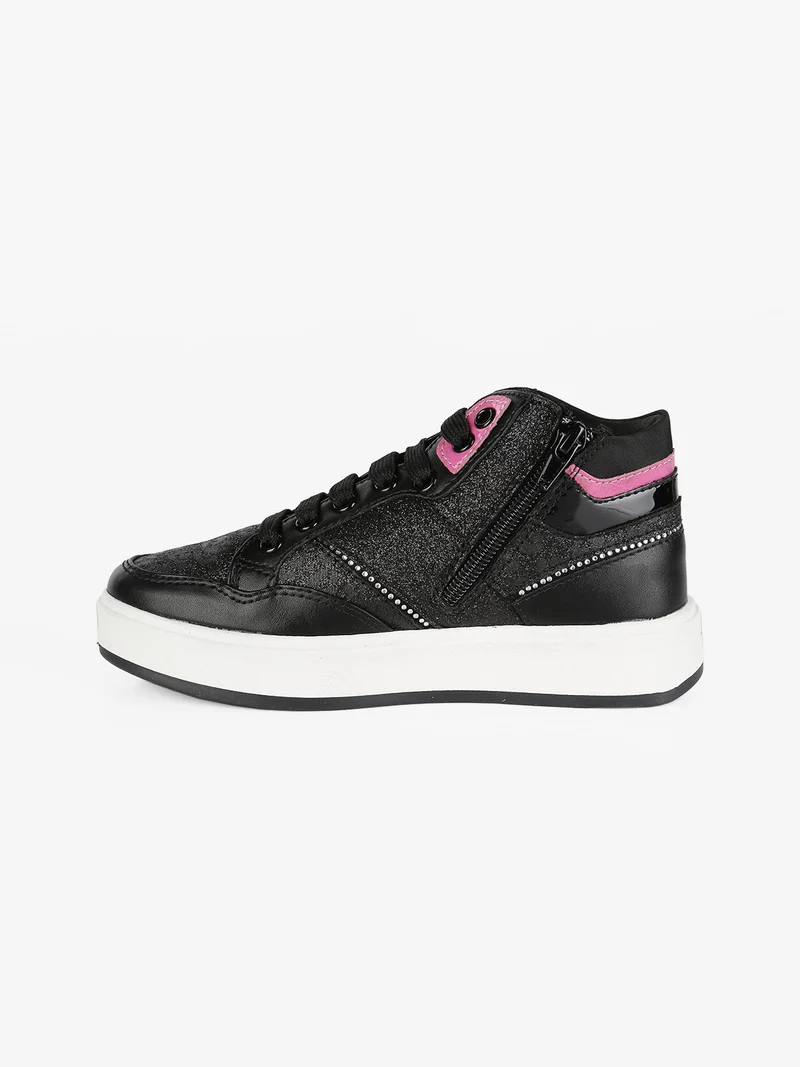 Sneakers alte con lacci - nero