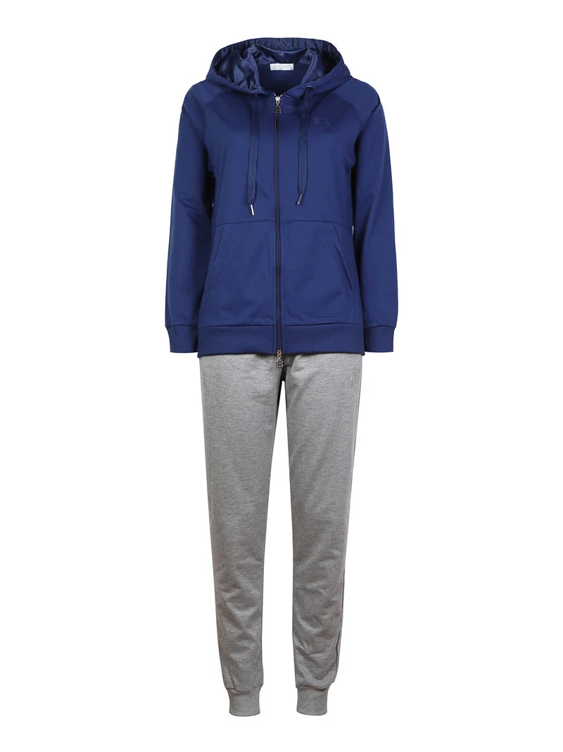Completo sportivo donna 2 pezzi - blu