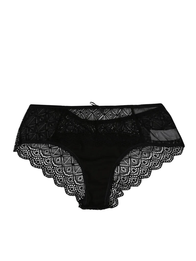 Coordinato intimo Top + culotte - nero