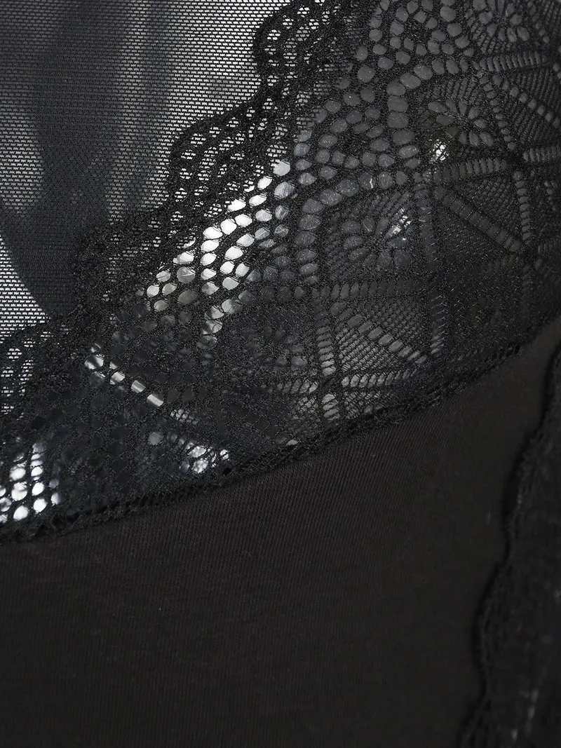 Coordinato intimo Top + culotte - nero