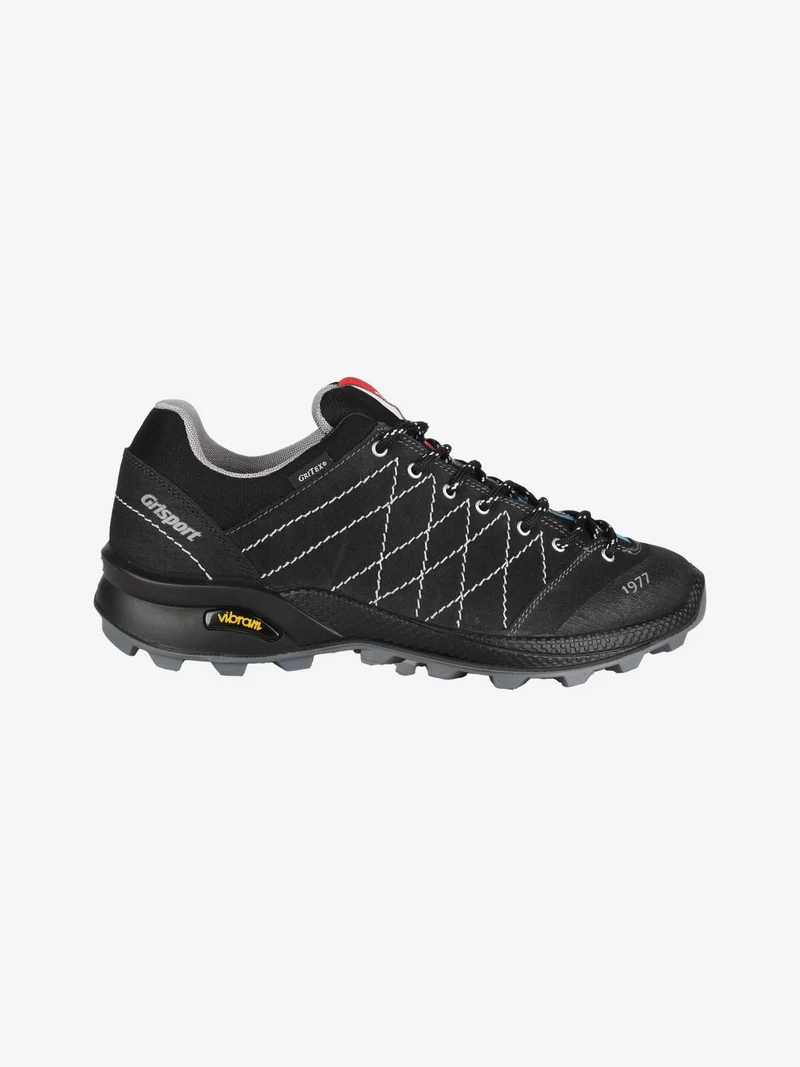 Scarpe da trekking in pelle da uomo - nero