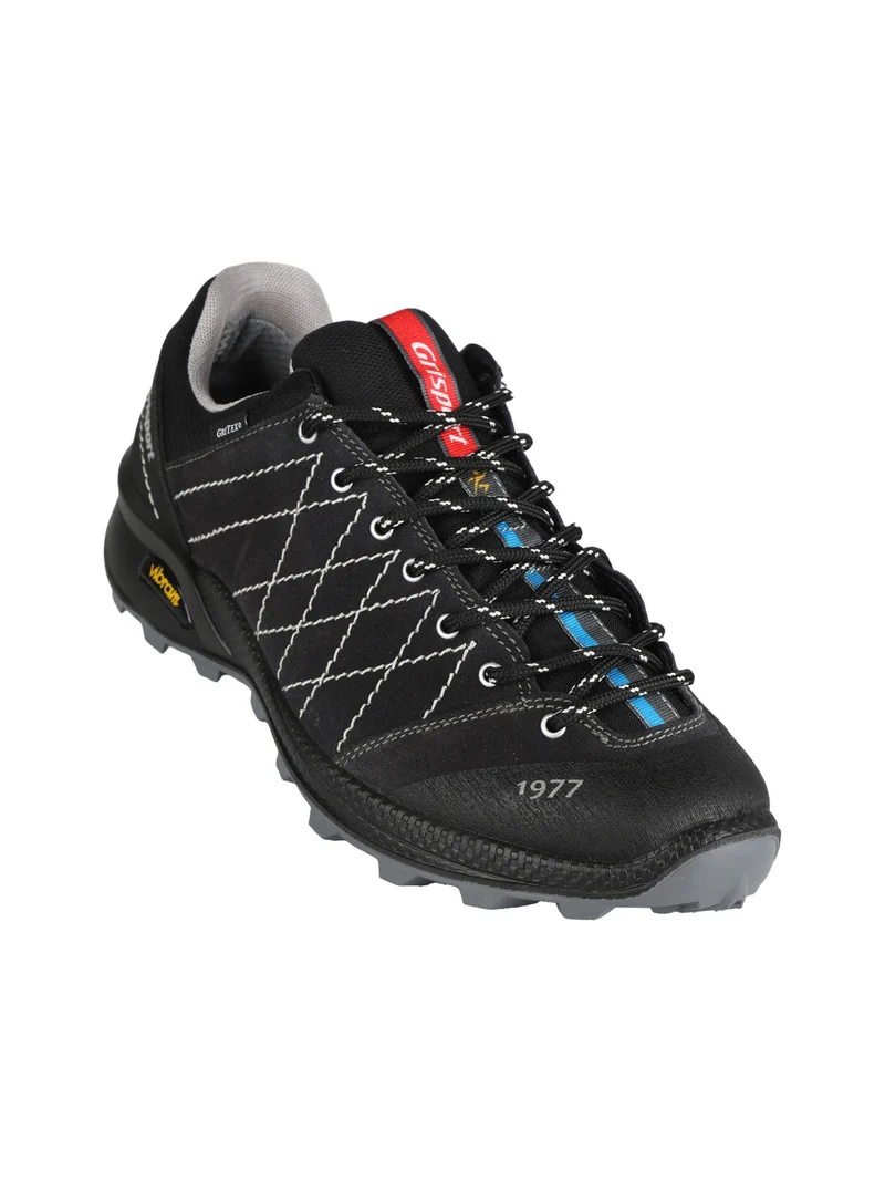 Scarpe da trekking in pelle da uomo - nero