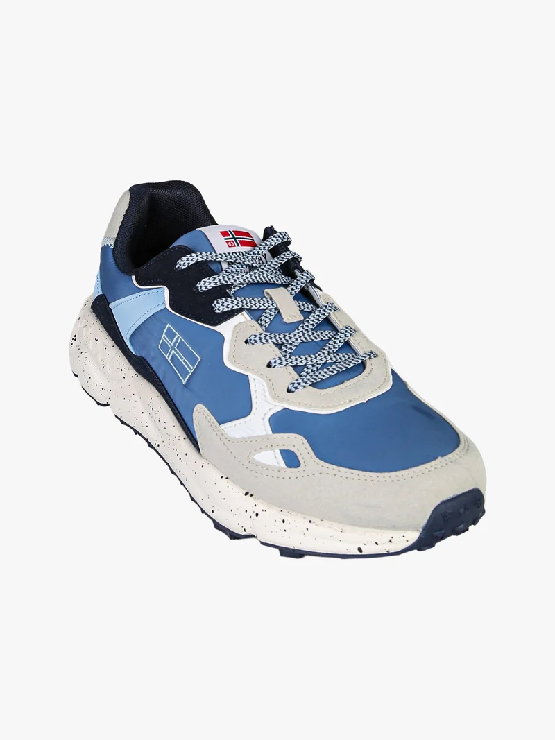 Sneakers stringate da uomo - blu