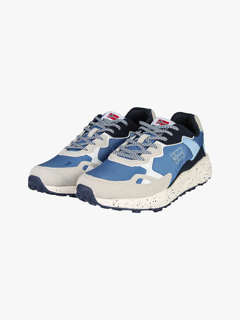 Sneakers stringate da uomo - blu