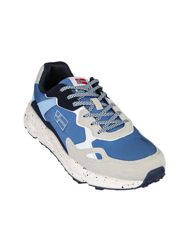 Sneakers stringate da uomo - blu