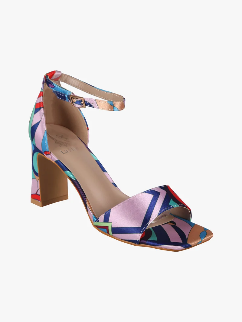 Sandali donna colorati con tacco chiusi sul tallone - rosa