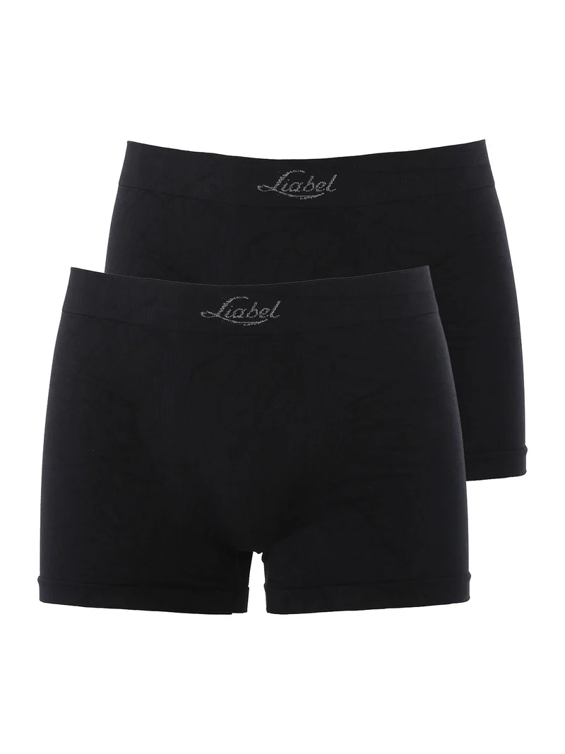 Confezione da 2 boxer uomo in microfibra - nero