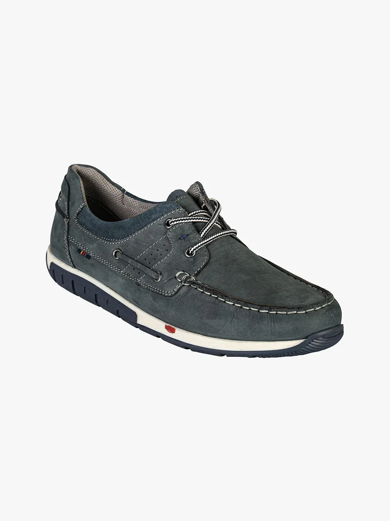 Mocassini stringati in pelle nubuck da uomo - avion