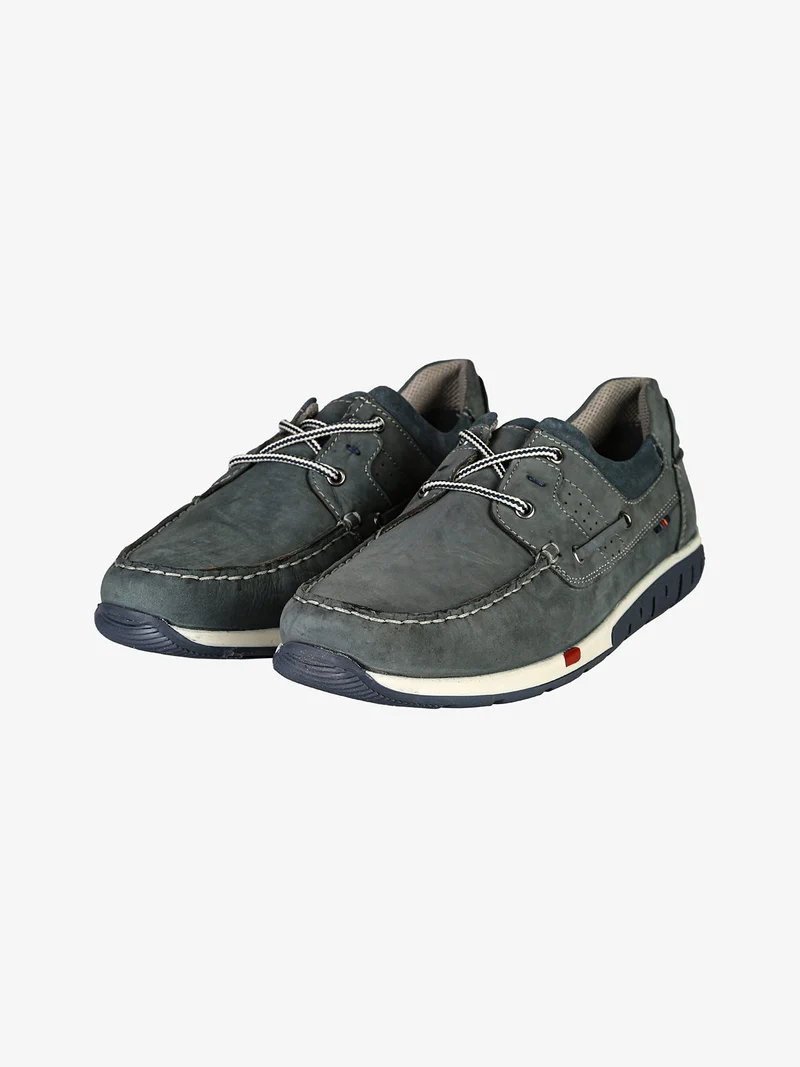 Mocassini stringati in pelle nubuck da uomo - avion