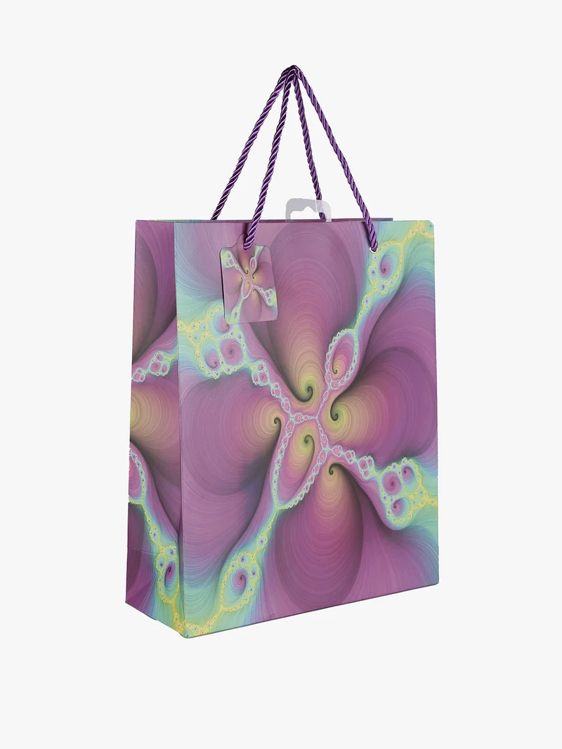 Sacchetto regalo medio 32 x 26 x10 cm - viola