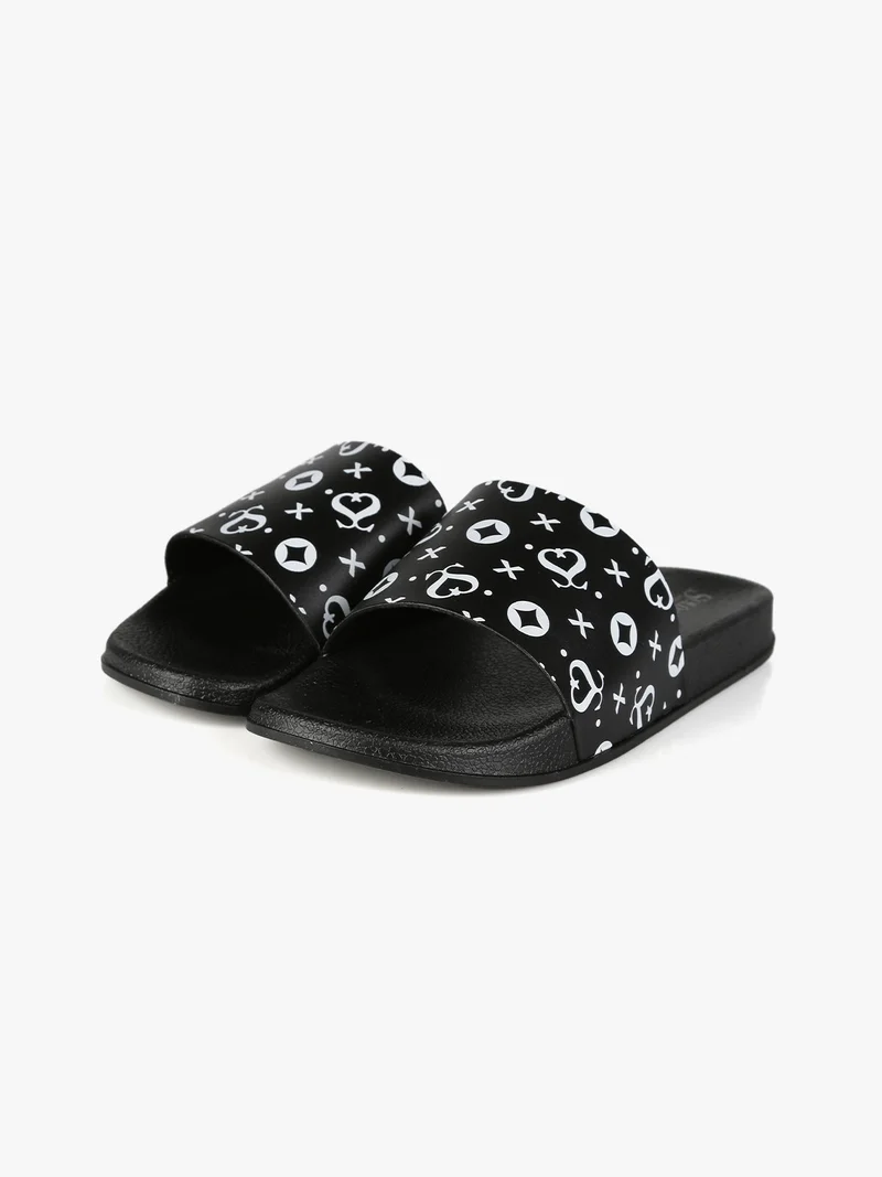 Ciabatte donna in gomma - nero