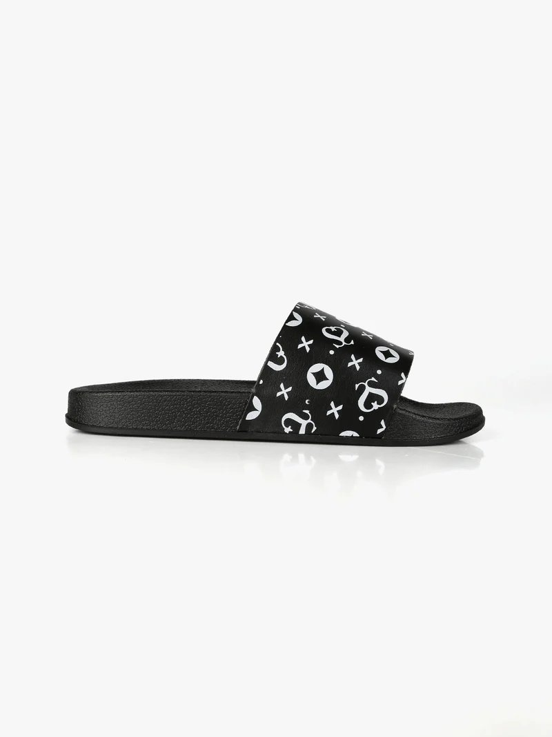 Ciabatte donna in gomma - nero
