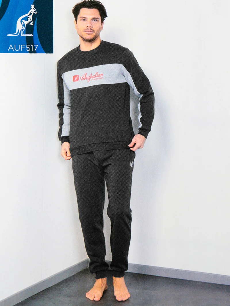 Tuta da uomo 2 pezzi - grigio scuro
