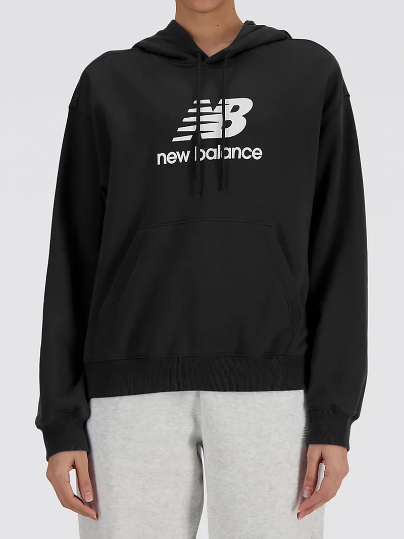SPORT ESSENTIALS LOGO HOODIE Felpa donna con cappuccio - nero