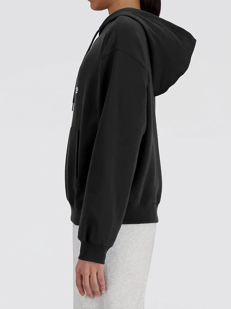 SPORT ESSENTIALS LOGO HOODIE Felpa donna con cappuccio - nero
