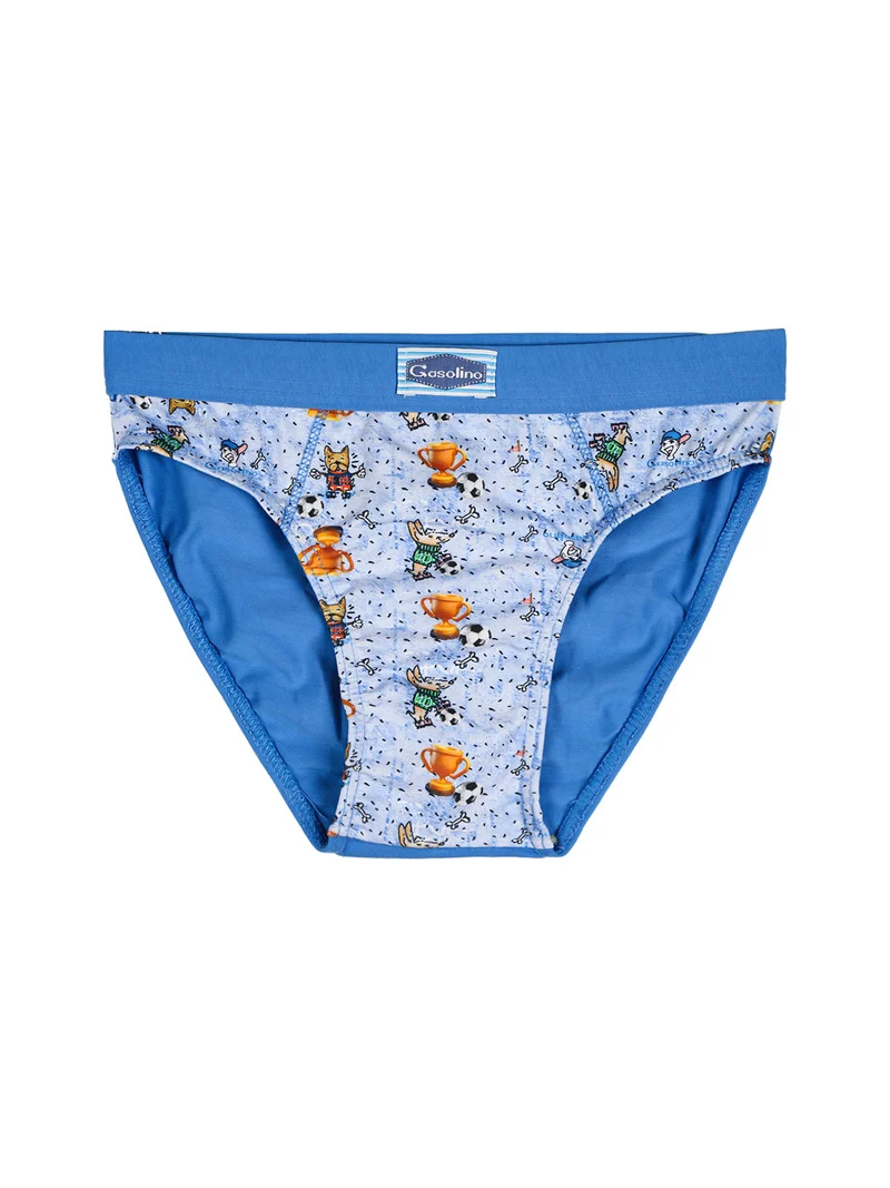 Slip bambino in cotone - blu