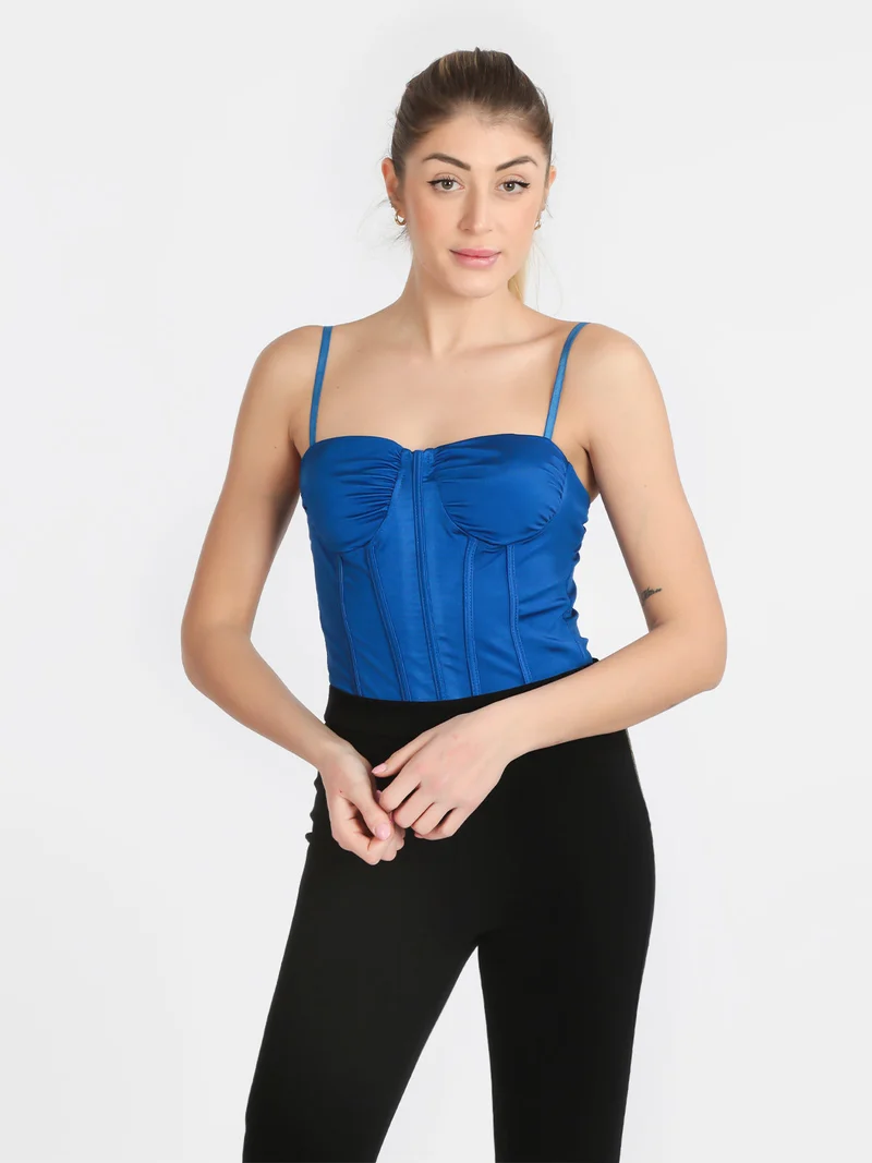 Body donna elegante - blu