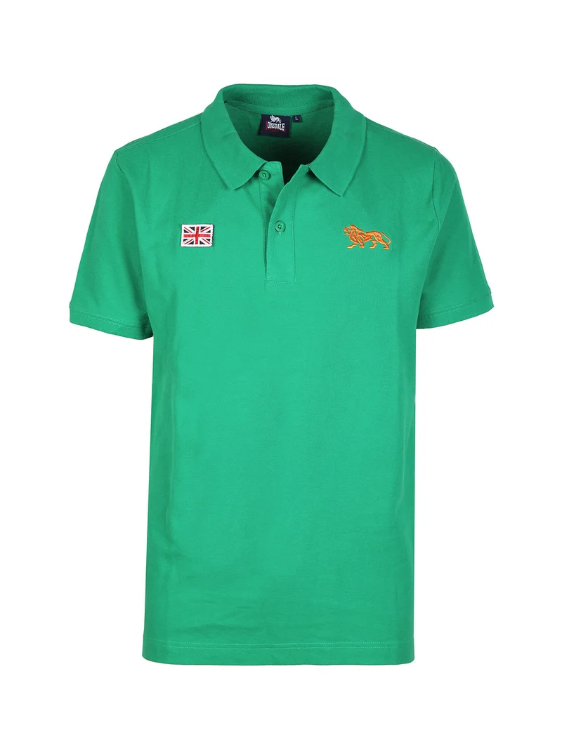 Polo in cotone da uomo manica corta - verde