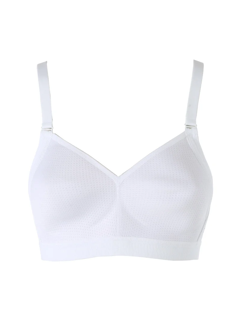 BEAUTY Reggiseno imbottito senza ferretto con coppe performate COPPA C - bianco
