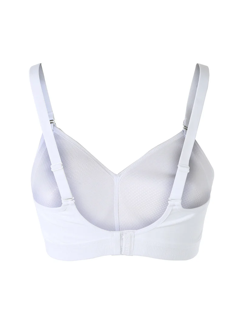 BEAUTY Reggiseno imbottito senza ferretto con coppe performate COPPA C - bianco
