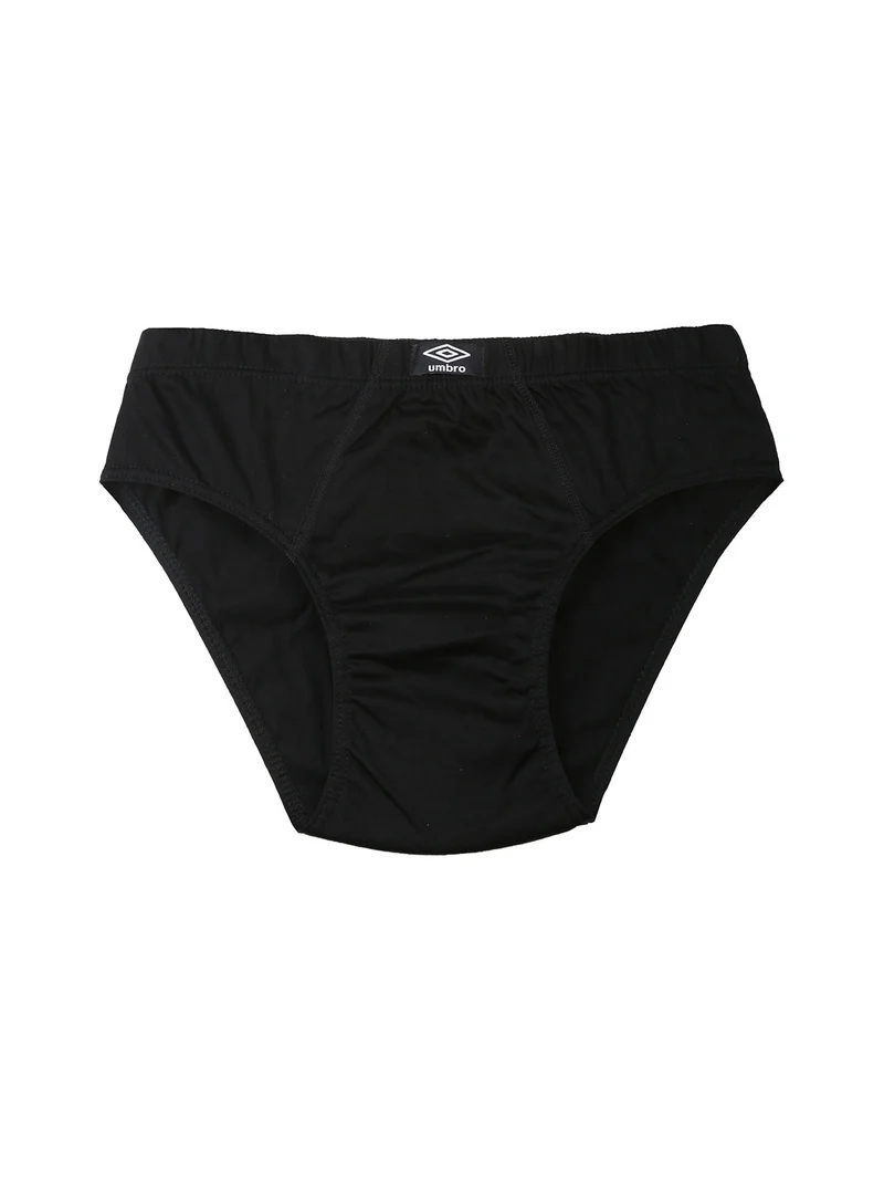 Slip uomo in filo di scozia - nero