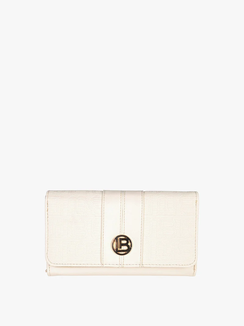 Portafoglio da donna con logo - sabbia