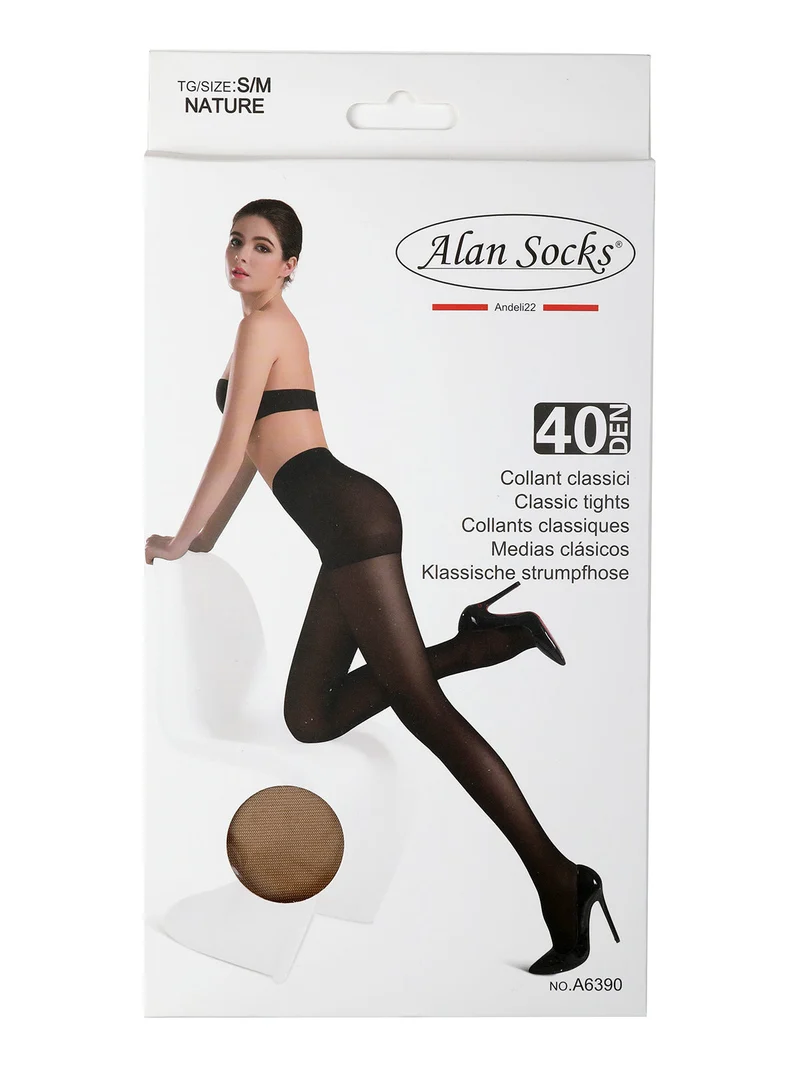 Collant donna 40 denari - naturale
