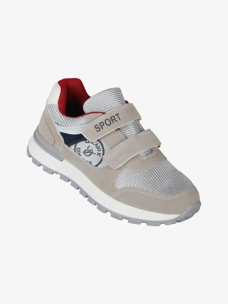 Sneakers da ragazza con strappi - grigio