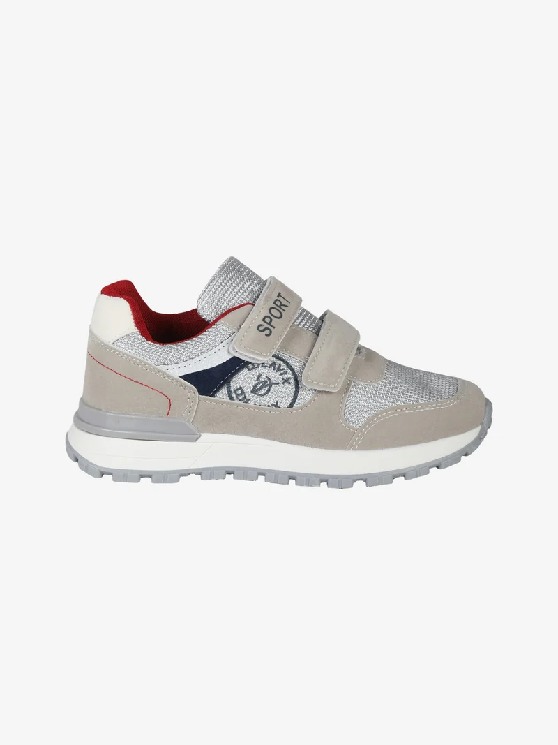 Sneakers da ragazza con strappi - grigio