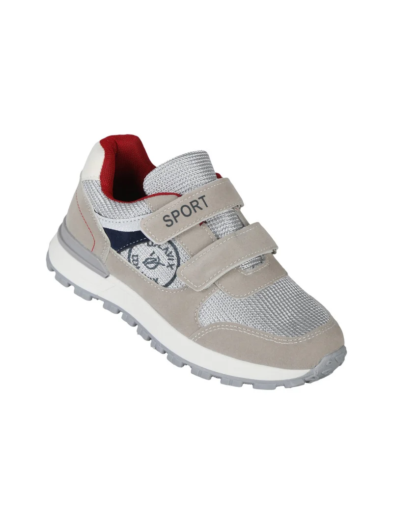 Sneakers da ragazza con strappi - grigio